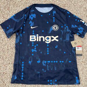 Nike Dri-FIT Chelsea Academy Pro 2024/25 Prematch Soccer Jersey Men's Size Large